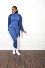 *Restock ships 11/12* 3 pc popcorn cardigan set| Navy