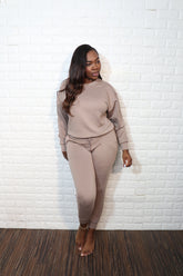 Scuba Jogger Set| Ash Mocha