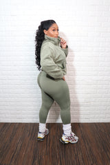 Hoodie & Legging set | Olive