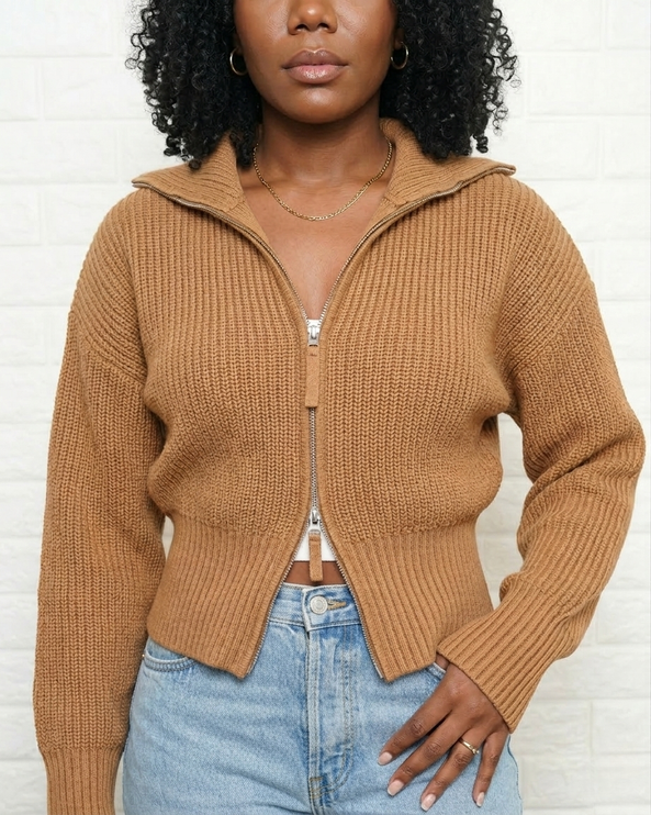 Double zip sweater| Multiple colors