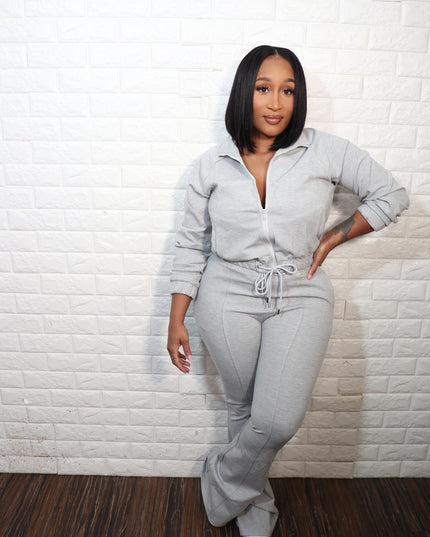 Luxe Track Suit| Grey