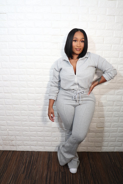 Luxe Track Suit| Grey