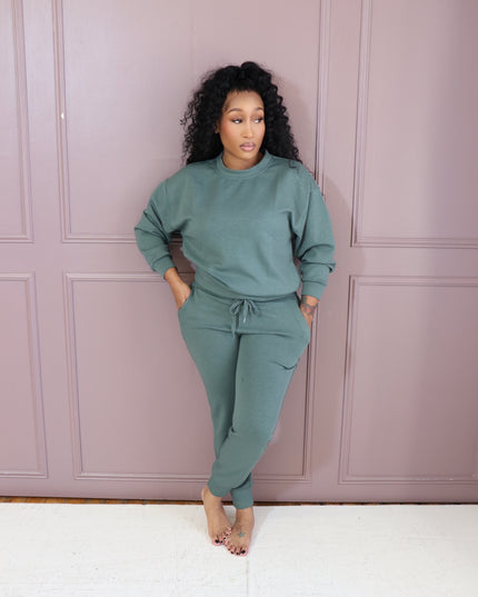 Scuba Jogger Set| Sage