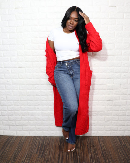 Cable Knit Chunky Cardigan| Multiple colors