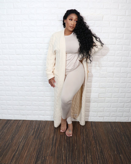 Cable Knit Chunky Cardigan| Multiple colors