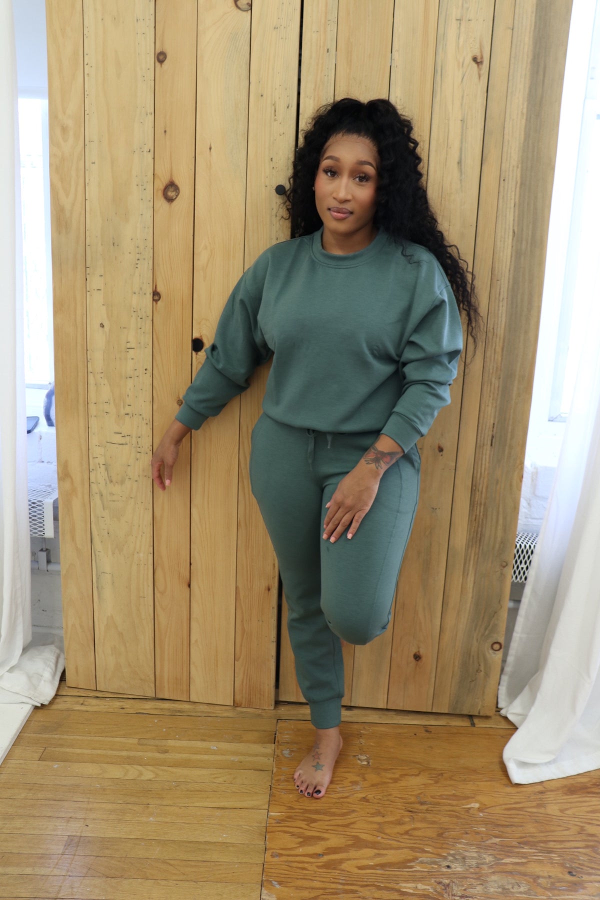 Scuba Jogger Set| Sage