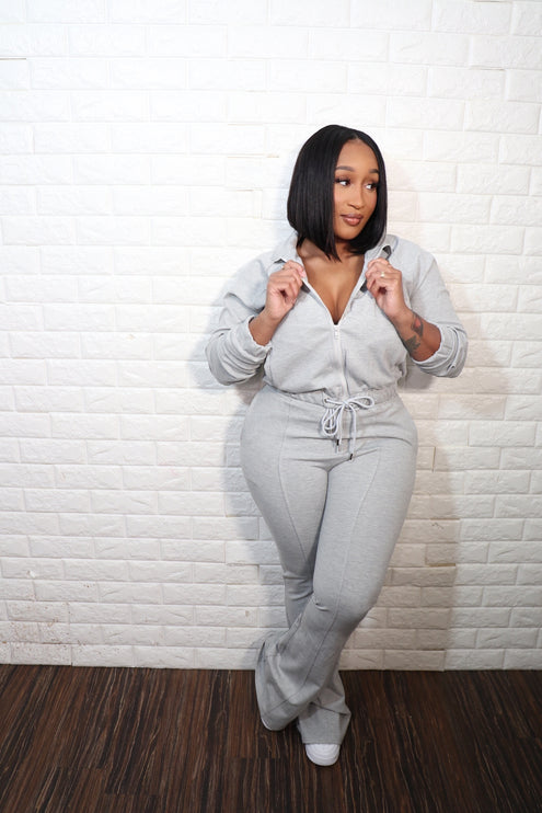 Luxe Track Suit| Grey