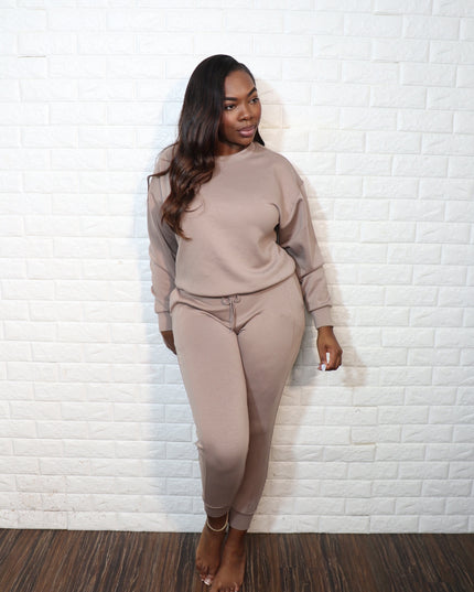 Scuba Jogger Set| Ash Mocha