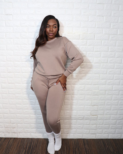 Scuba Jogger Set| Ash Mocha