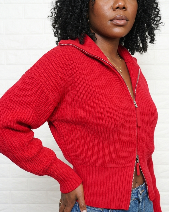 Double zip sweater| Multiple colors